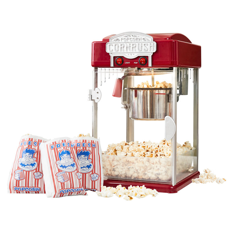 CORNRUSH 4 oz Kettle Professional Tabletop Popcorn Machine Wayfair